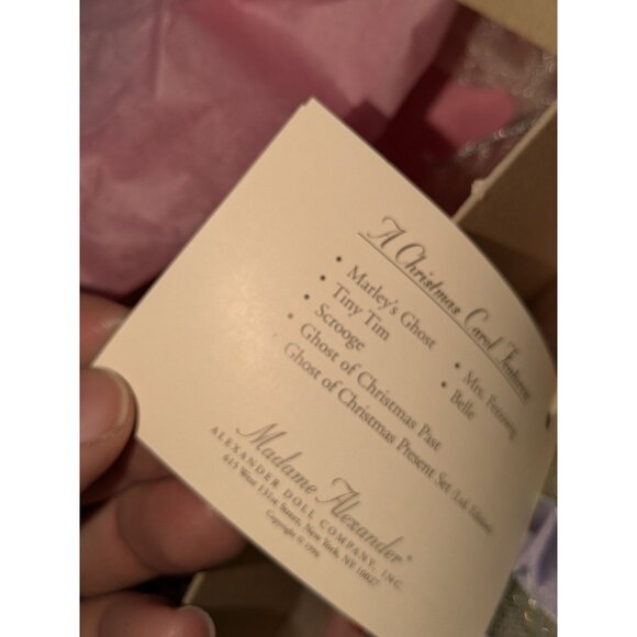 Madame Alexander Dolls Set Marleys Ghost #18004 & Ghost of Christmas Past #18002 - Picture 9 of 16